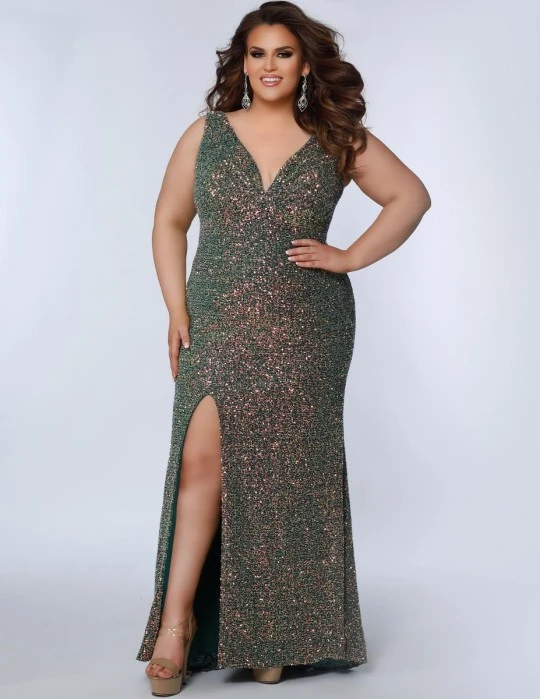 Sydney's Closet Sydneys Closet SC7339 Academy Awaits Plus Size Gown 3 Sydney's Closet Sydneys Closet SC7339 Academy Awaits Plus Size Gown